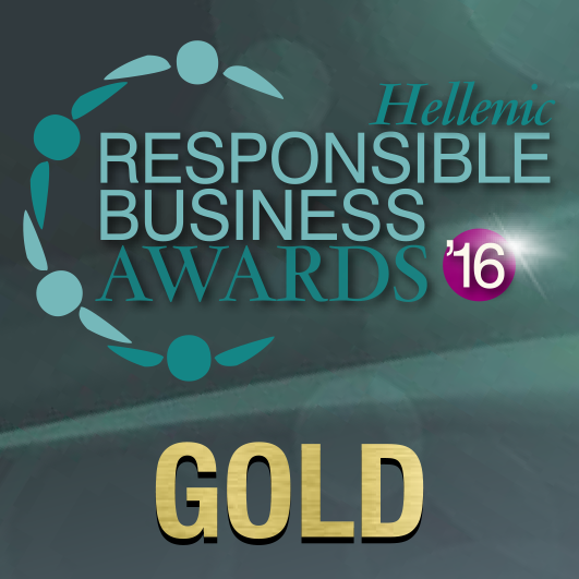 responsible awards stickers GOLD