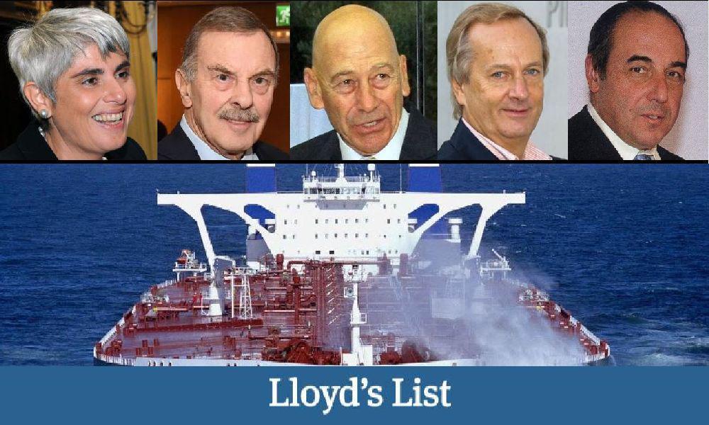 lloyds-list-greeks εφοπλιστές Φράγκου Αγγελικούσης Προκοπίου Οικονόμου Λιβανός