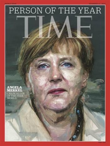 Η Merkel προσωπικότητα του  2015 για το TIME