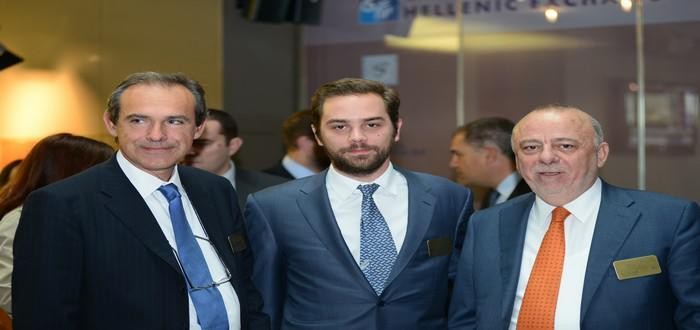 Οι κ. Σωκράτης Λαζαρίδης, Θανάσης και Γιώργος Φειδάκης