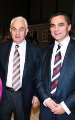Ο Γιώργος Δαυίδ με τον γιο του , Αναστάση.