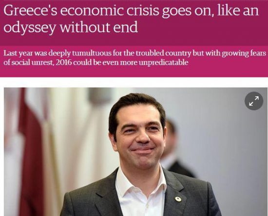 Guardian: Η ελληνική κρίση συνεχίζεται σαν μία οδύσσεια χωρίς τέλος