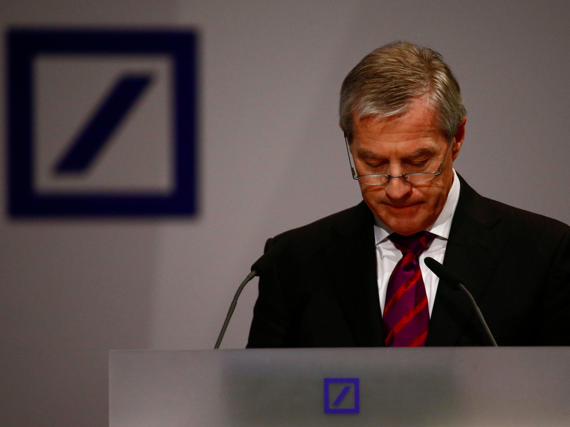 Juergen Fitschen, co-CEO of Deutsche Bank,