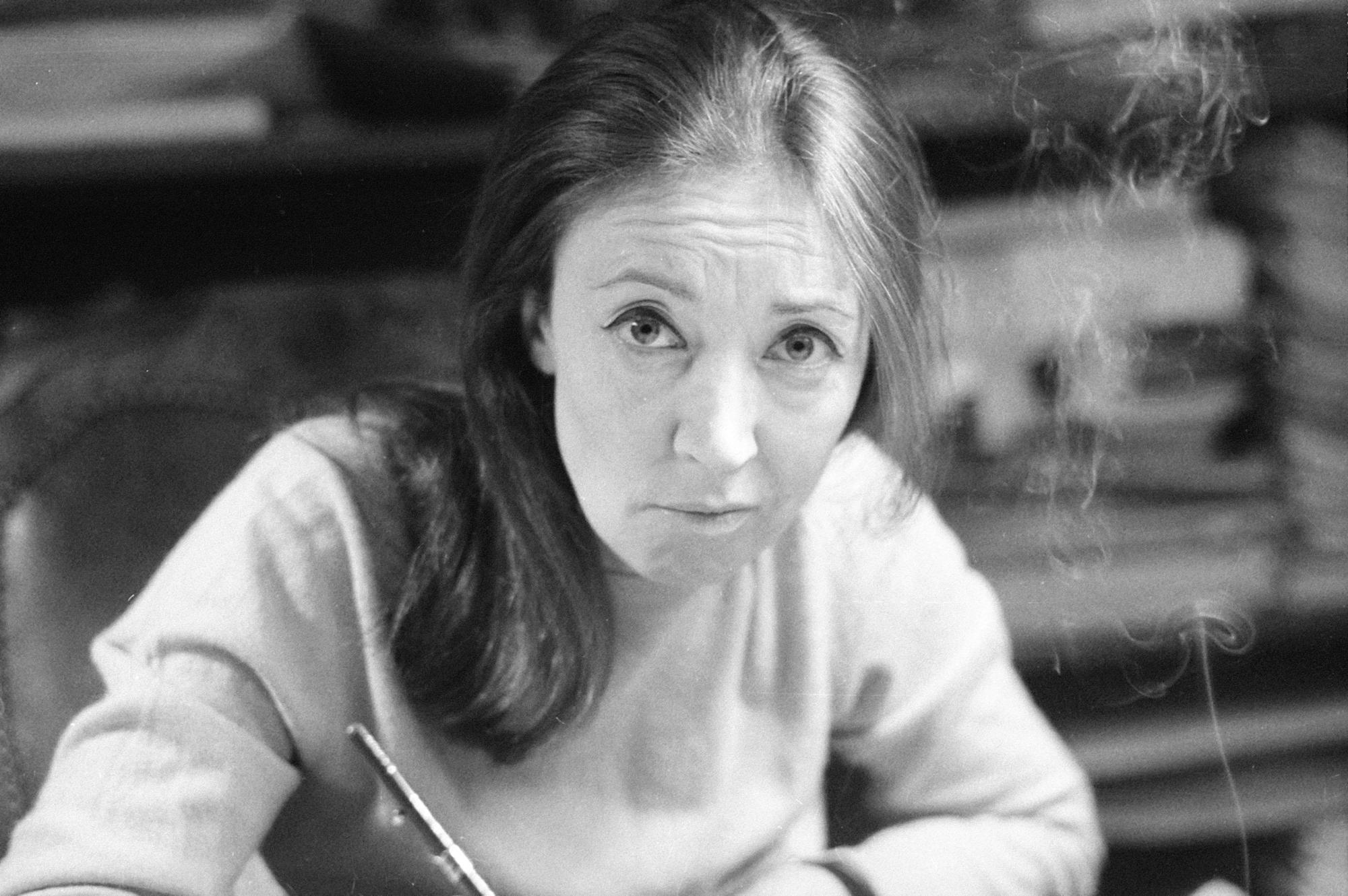 Italian journalist Oriana Fallaci