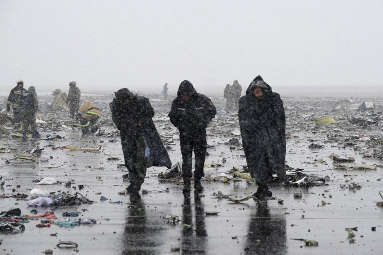 Boeing-737-800 passenger jet crashes in Rostov-on-Don