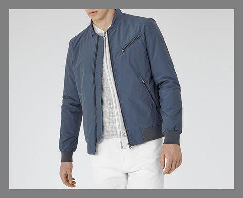 Reiss Anthem Zip Bomber Jacket, $465