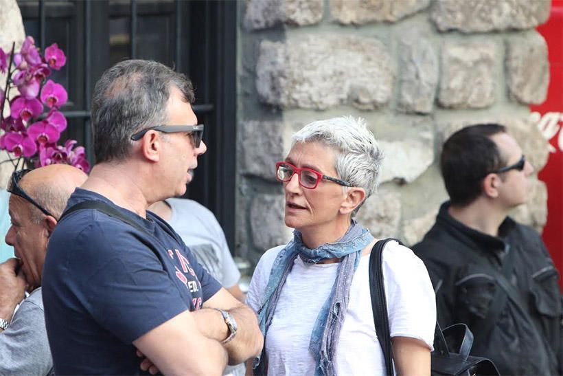 Η ακτιβίστρια Αυγή Βουτσινά