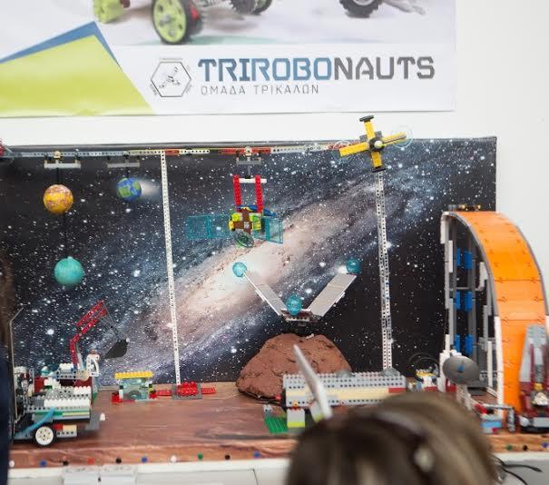 Η ρομποτική κατασκευή της ομάδας TriRoboNauts, 2η θέση.