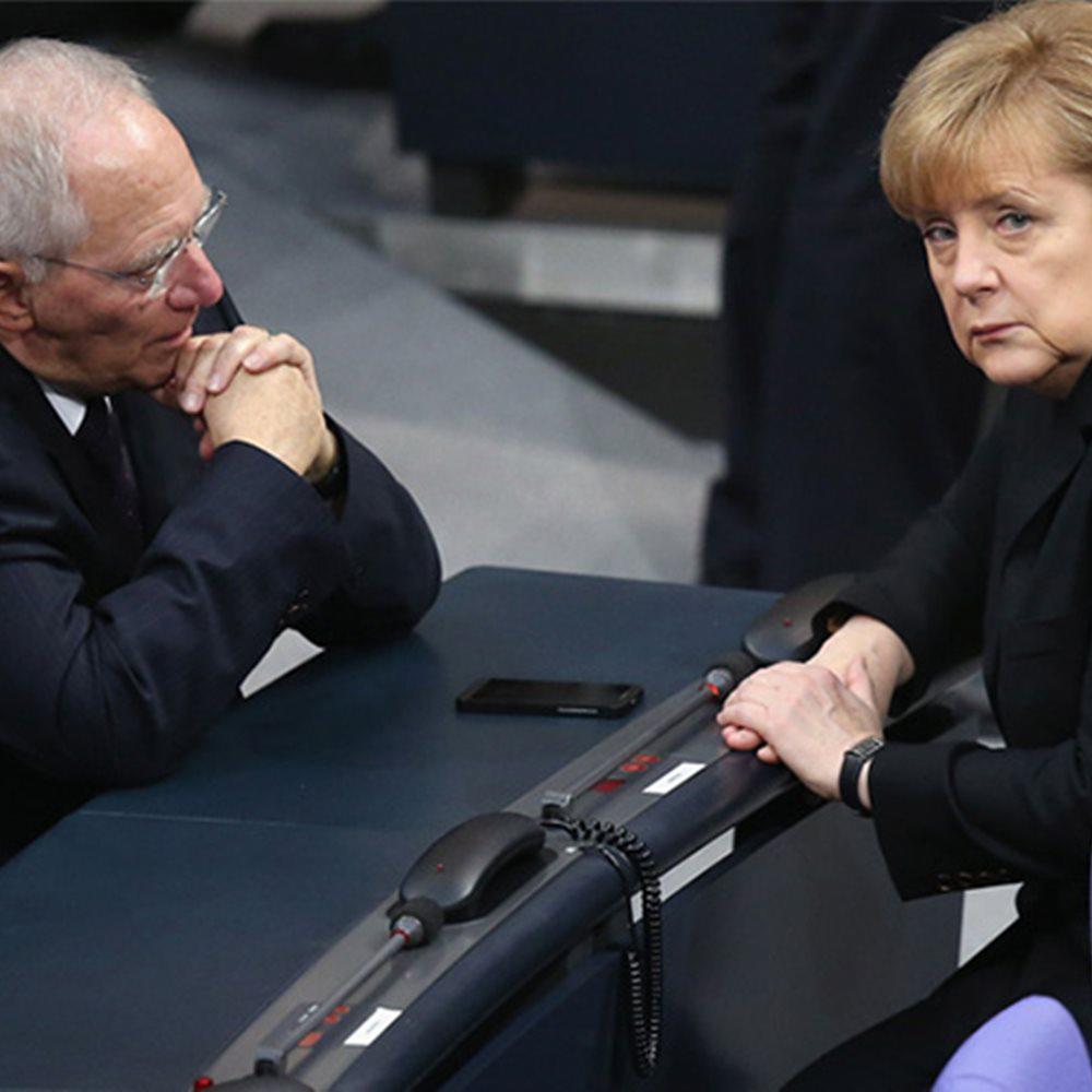 Angela Merkel, Γερμανίδα Καγκελάριος-Wolfgang Schäuble, Υπουργός Οικονομικών της Γερμανίας