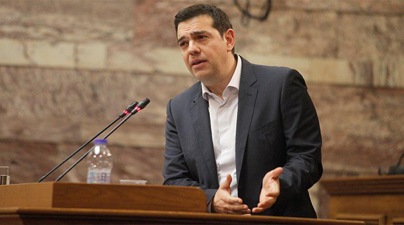 Ο Αλέξης Τσίπρας στη Βουλή