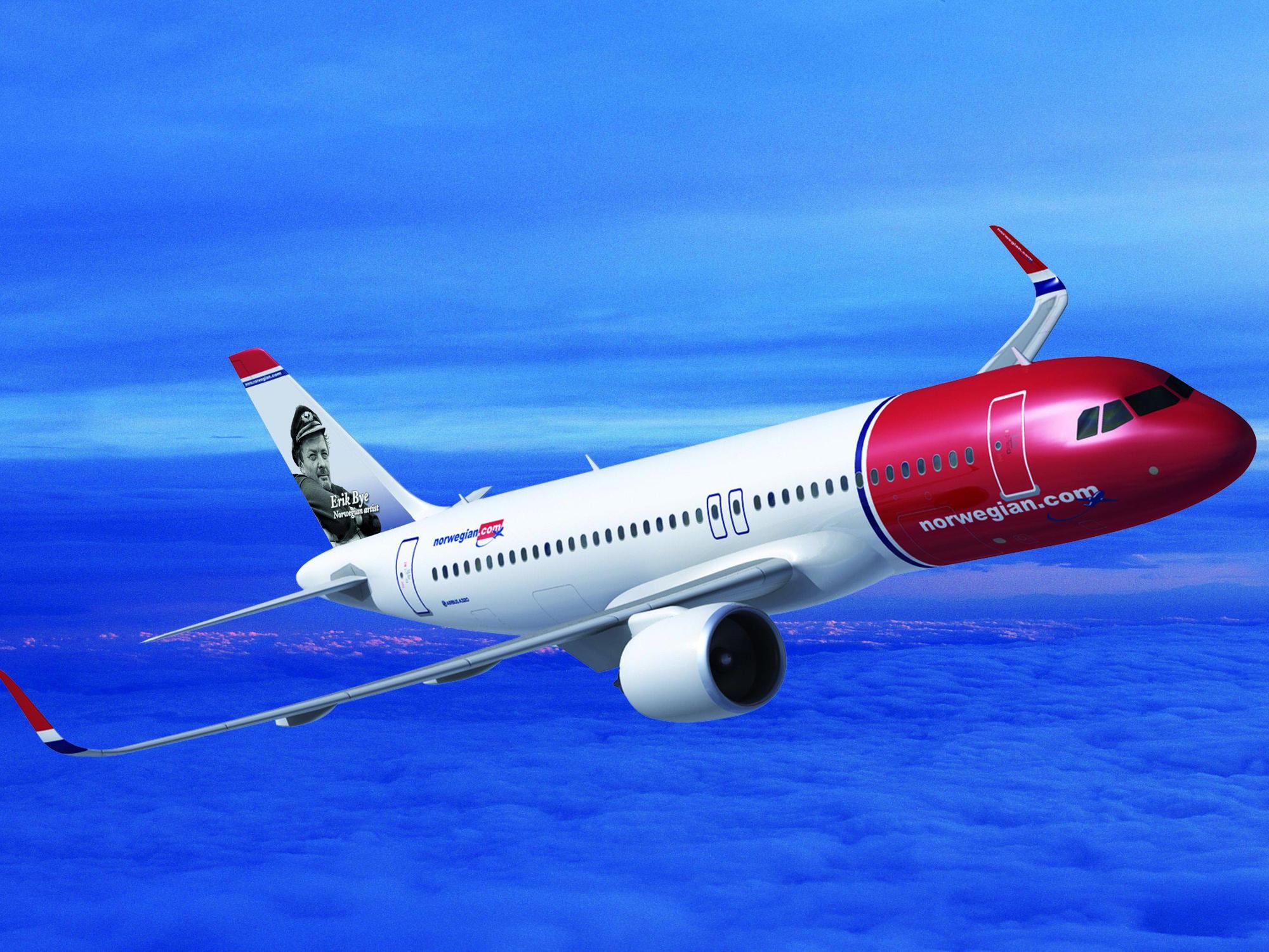 Ένα Norwegian Airbus A320neo