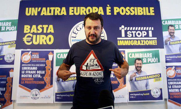 Matteo Salvini, αρχηγός του Northern League