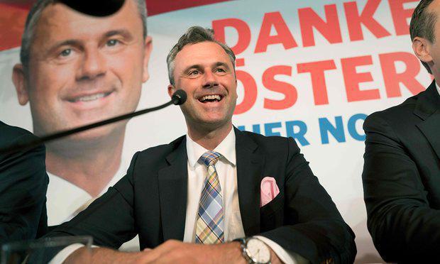 Norbert Hofer, αρχηγός του αυστριακού κόμματος, Freedom party