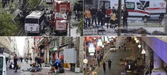 Η Τουρκία το 2016: 4 επιθέσεις – 63 νεκροί – πάνω από 200 τραυματίες