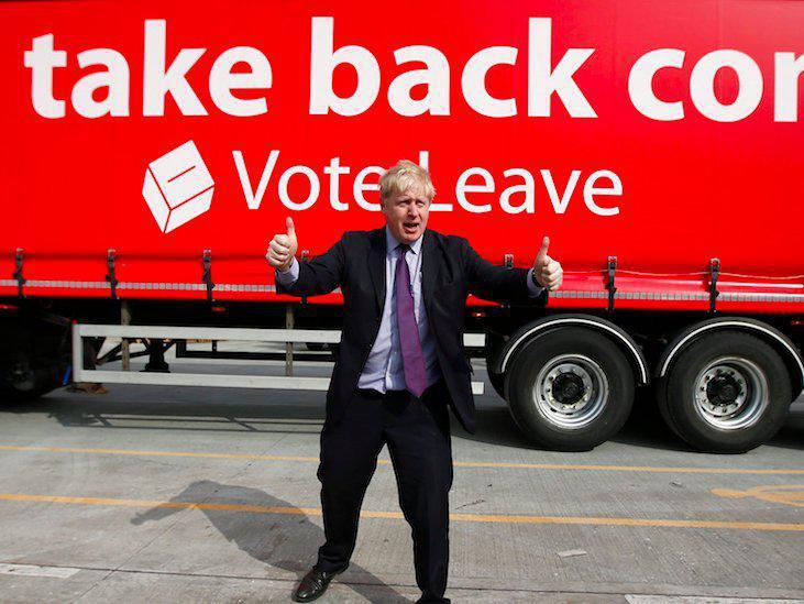 Ο πρώην δήμαρχος του Λονδίνου, Boris Johnson, υπέρ της εκστρατείας "Leave"