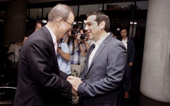 Συγχαρητήρια Μπαν Κι Μουν σε Τσίπρα: Μέσα από τις μεταρρυθμίσεις θα επιτύχετε τη βιωσιμότητα