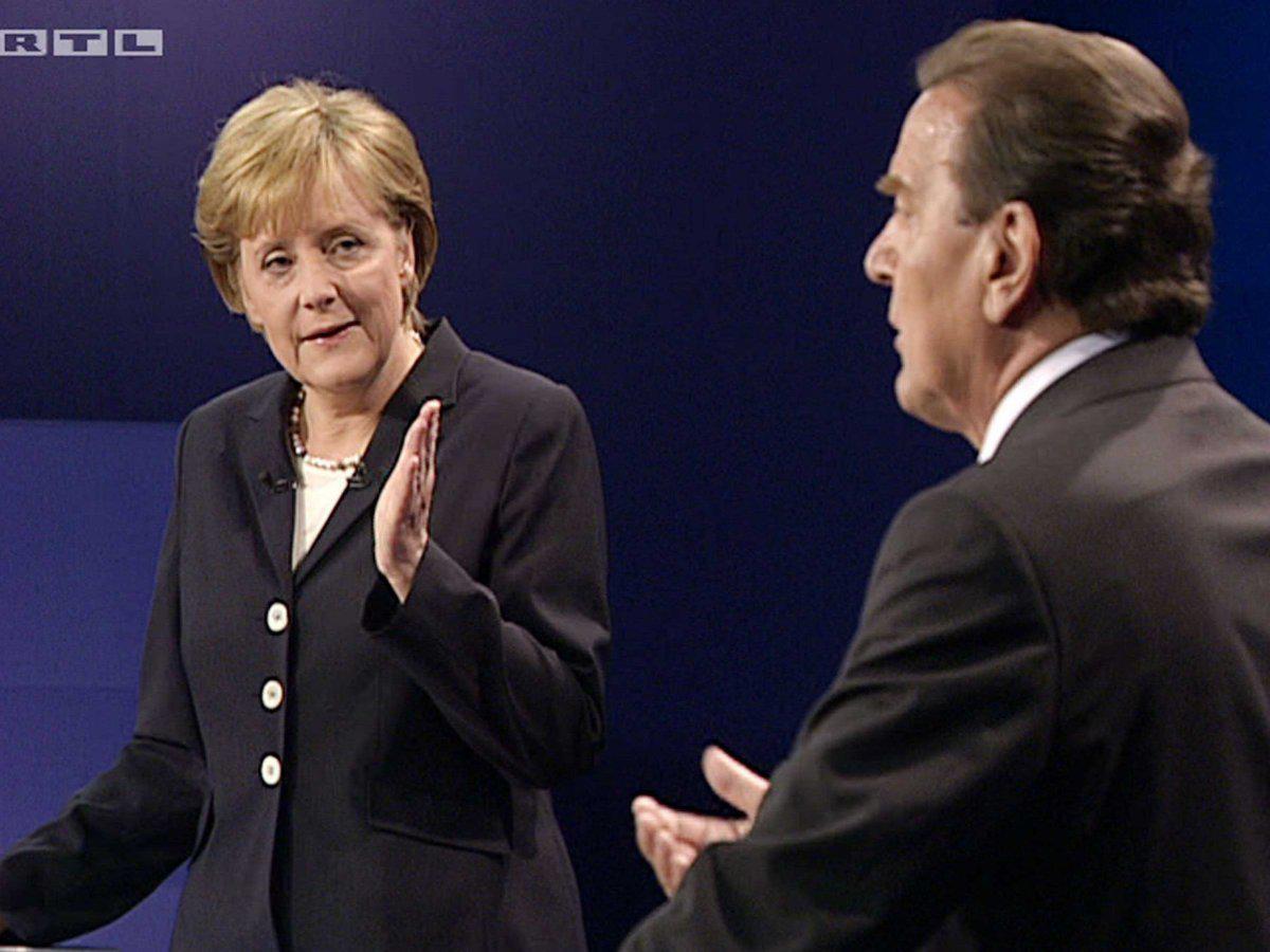 H Angela Merkel στο debate για τη θέση της Καγκελαρίας