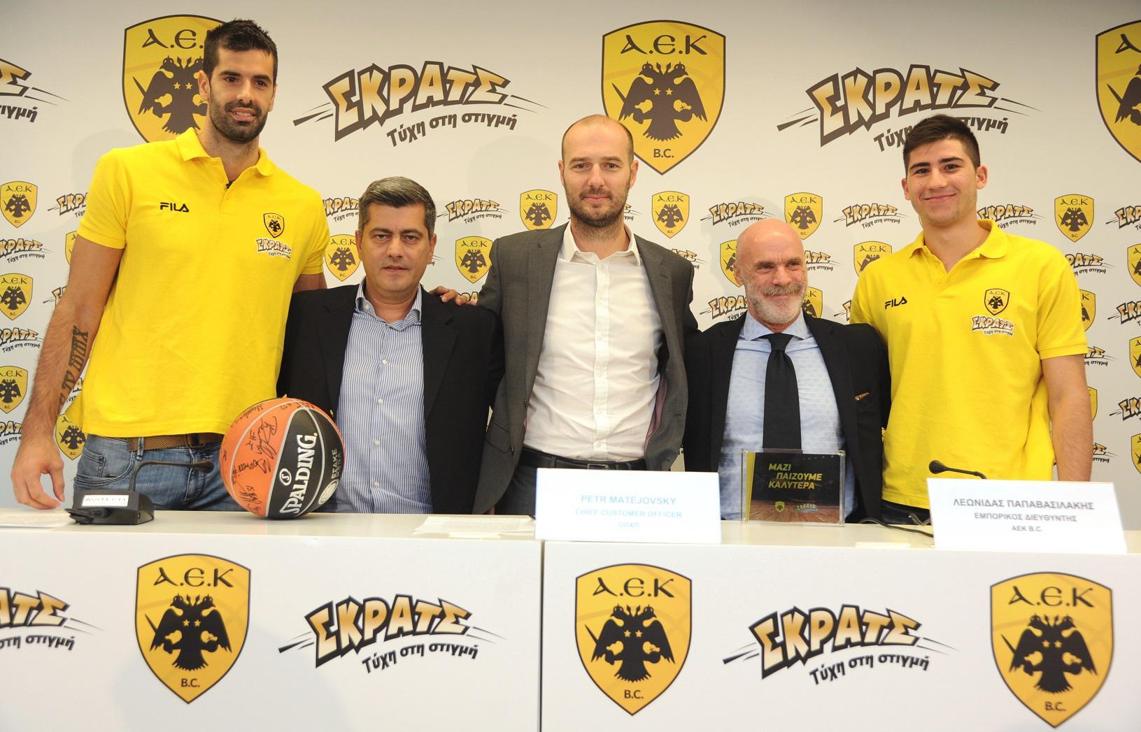 Όμιλος ΟΠΑΠ και ΑΕΚ B.C. μαζί και την επόμενη αγωνιστική σεζόν