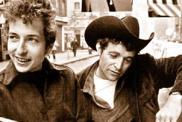 Bob Dylan και Woody Guthrie 