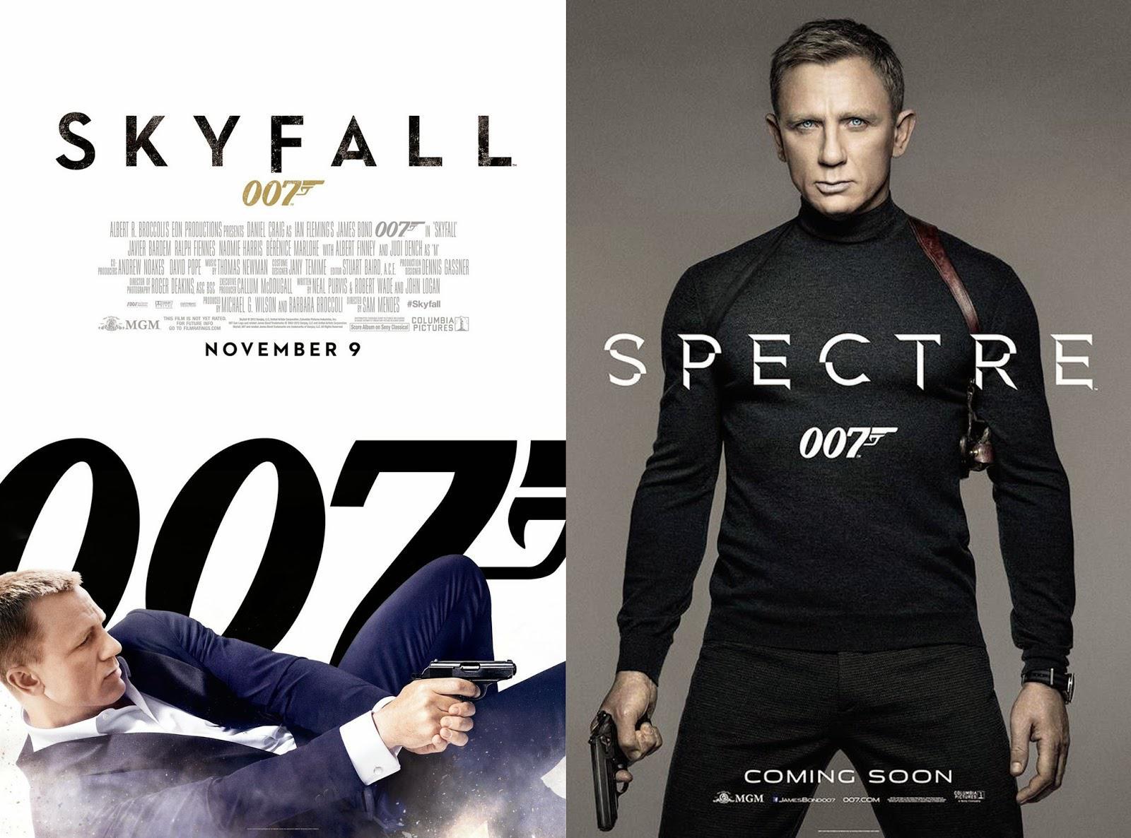 Skyfall 2012 & Spectre, 2015