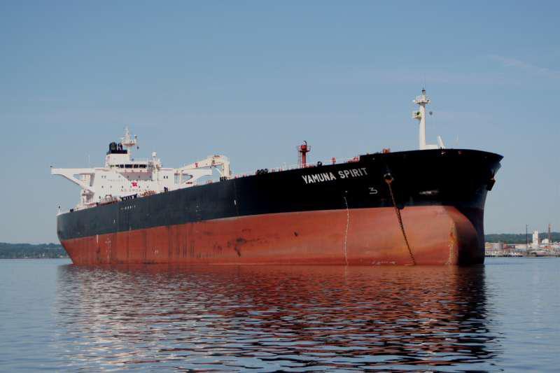 Το δεξαμενόπλοιο "Yamuna Spirit" έχει χωρητικότητα 159.000-dwt και είναι κατασκευής του 2009