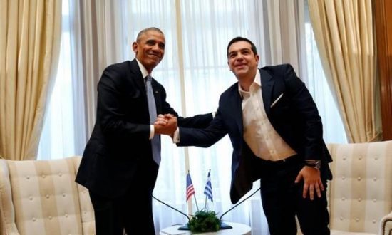 Επίσκεψη Ομπάμα: Όταν ο Τσίπρας  μίλησε… greeklish (video)