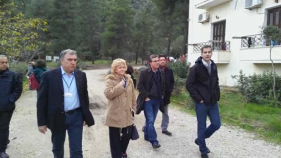 Κ. Μπακογιάννης: Η Ισπανίδα συνήγορος του πολίτη στο Κέντρο Φιλοξενίας Προσφύγων στις Θερμοπύλες