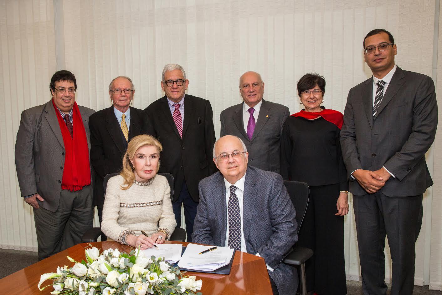 Μ. Β. Βαρδινογιάννη: Συνάντηση των μελών του Δ.Σ. του Κέντρου Ελληνιστικών Σπουδών της Βιβλιοθήκης της Αλεξάνδρειας στην Αθήνα