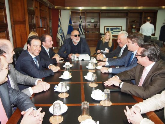 ΕΤΧΣΕΝ: Συνάντηση εργασίας του Δ.Σ. της Ένωσης με τον υπ. Ναυτιλίας Π. Κουρουμπλή
