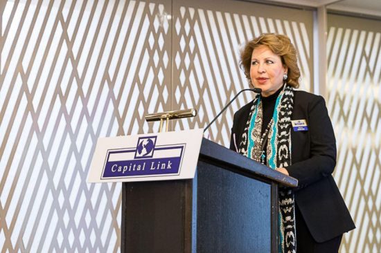 Η Όλγα Μπορνόζη (Capital Link) στο Mononews: Τεράστια η επιτυχία των ναυτιλιακών forums σε Αθήνα και Λεμεσό