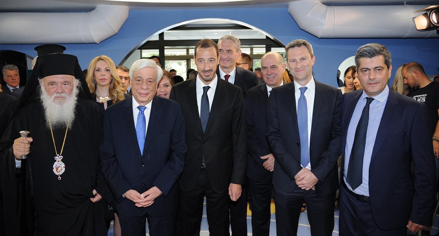 Αρχιεπίσκοπος Αθηνών και Πάσης Ελλάδος Ιερώνυμος Β', Πρόεδρος της Δημοκρατίας κ. Προκόπιος Παυλόπουλος, Κοινός Διοικητής των Διασυνδεομένων Νοσοκομείων Παίδων κ. Εμμανουήλ Παπασάββας, Εκτελεστικός Πρόεδρος ΟΠΑΠ κ. Καμίλ Ζίγκλερ, Αντιπρόεδρος ΟΠΑΠ κ. Σπύρος Φωκάς, Διευθύνων Σύμβουλος ΟΠΑΠ κ. Ντάμιαν Κόουπ, Επικεφαλής Εταιρικών Υποθέσεων ΟΠΑΠ κ. Οδυσσέας Χριστοφόρου