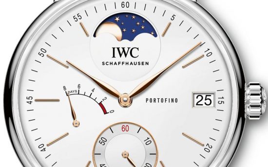 Δείτε το νέο ρολόι IWC Portofino Hand-Wound Eight Days με λειτουργία “Moon Phase”