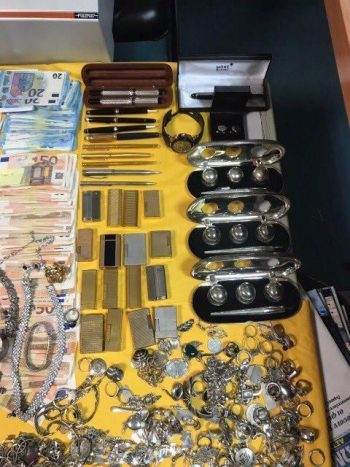Kοσμήματα, ρολόγια και τιμαλφή αξίας 40 εκατ. ευρώ για την σπείρα που «ξάφριζε» επωνύμους