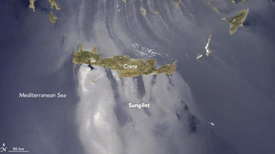 Απίστευτο! Η NASA κατέγραψε το μοναδικό φαινόμενο Sunlight στο Αιγαίο! (pic)