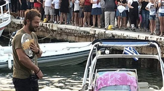 Παράνοια για τον Ντάνο: O «εθνικός ήρωας» του Survivor επέστρεψε στη Σκιάθο! (video)