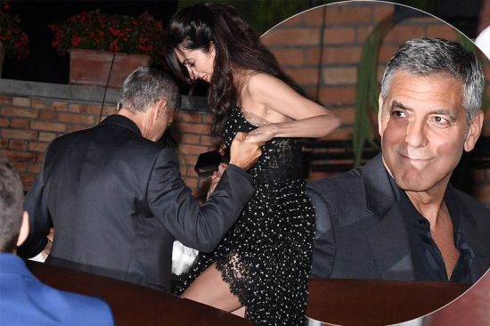 Το λαμπερό ζεύγος Τζορτζ και Αμάλ Κλούνεϊ στο Φεστιβάλ της Βενετίας (pics)