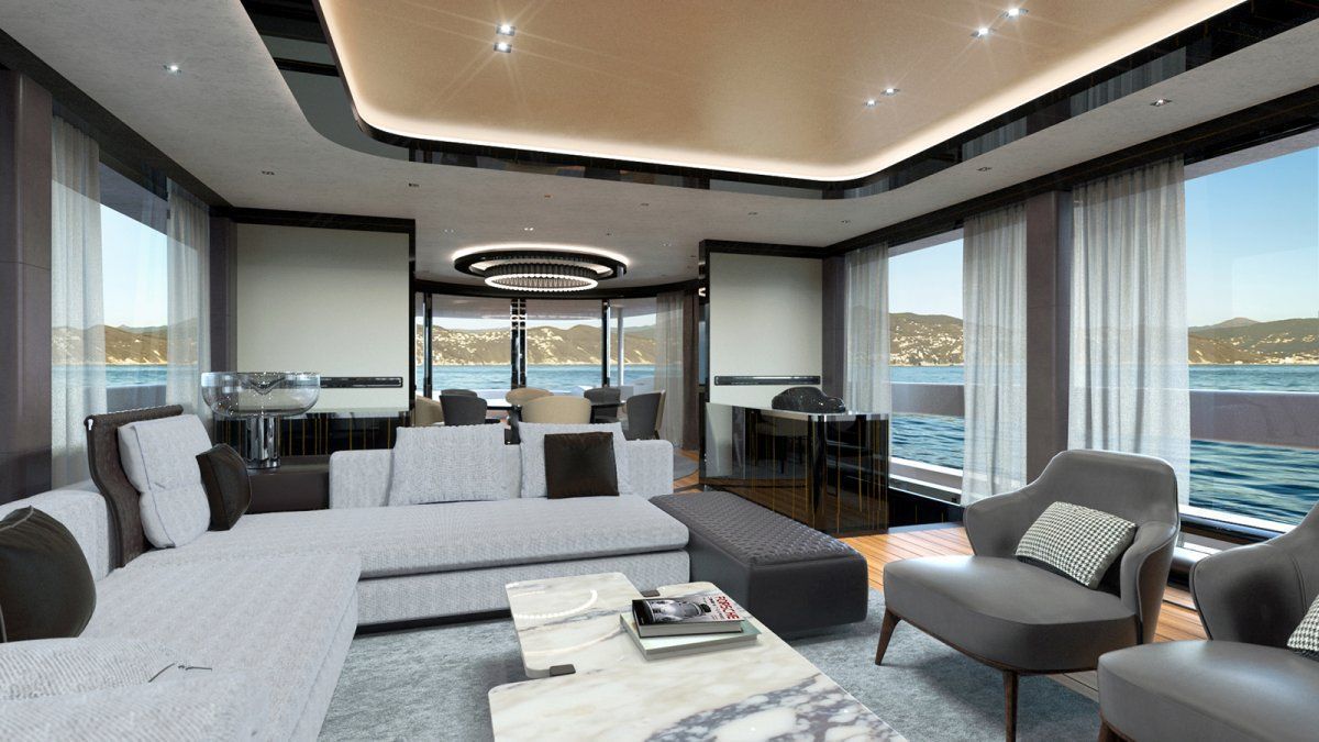 porsche yacht interior design