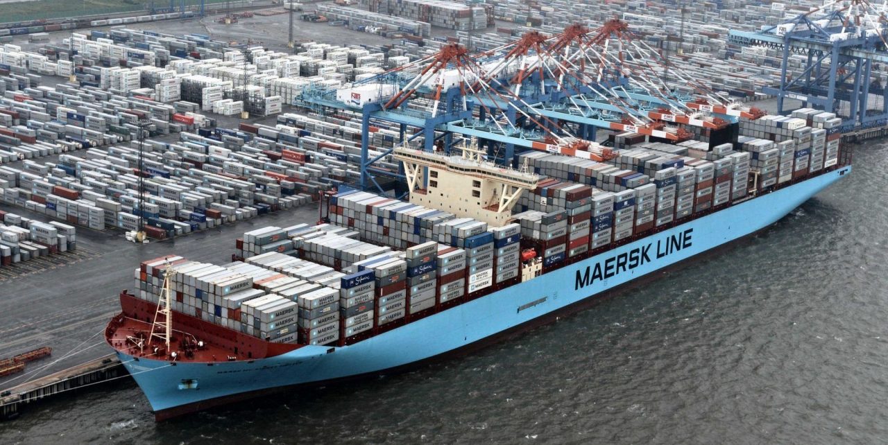 containership της ναυτιλιακής Maersk