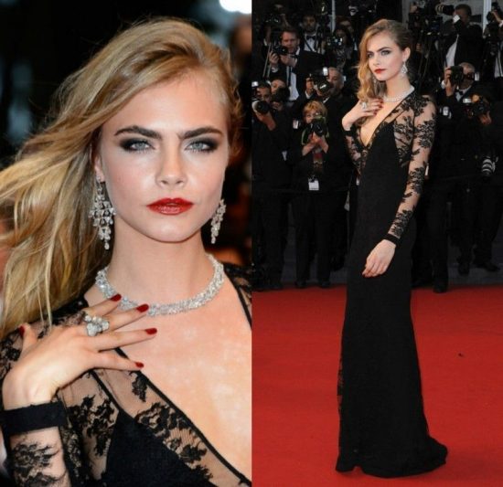 Εμπνευστείτε από την Cara Delevigne με φορέματα για τις γιορτές