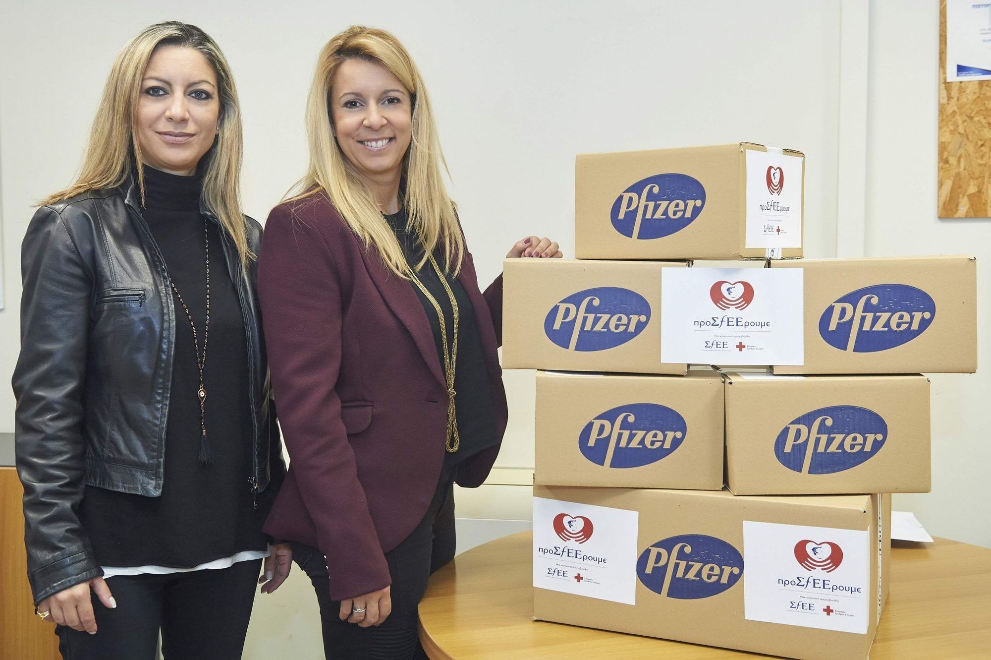 Η Pfizer «προΣfΕΕρει» ελπίδα και χαμόγελα στο Γηροκομείο Ζωσιμάδων Ιωαννίνων
