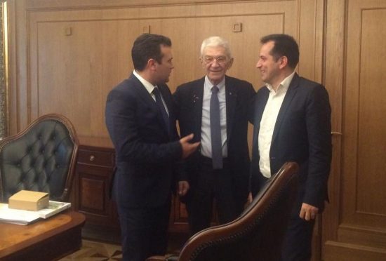 Στη Θεσσαλονίκη ο πρωθυπουργός των Σκοπίων – Δείπνησε με τον Γ. Μπουτάρη