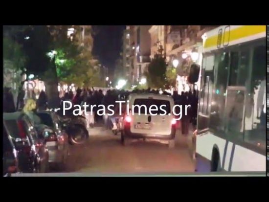 Επεισόδια από αντιεξουσιαστές στην Πάτρα για τον Γιαγτζόγλου  (pics & videos)