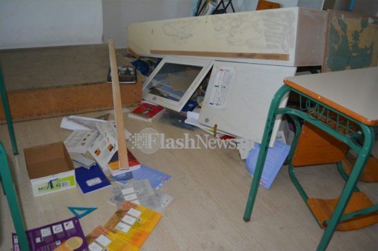 Απίστευτες εικόνες στα Χανιά: Άγνωστοι βανδάλισαν σχολείο τη νύχτα