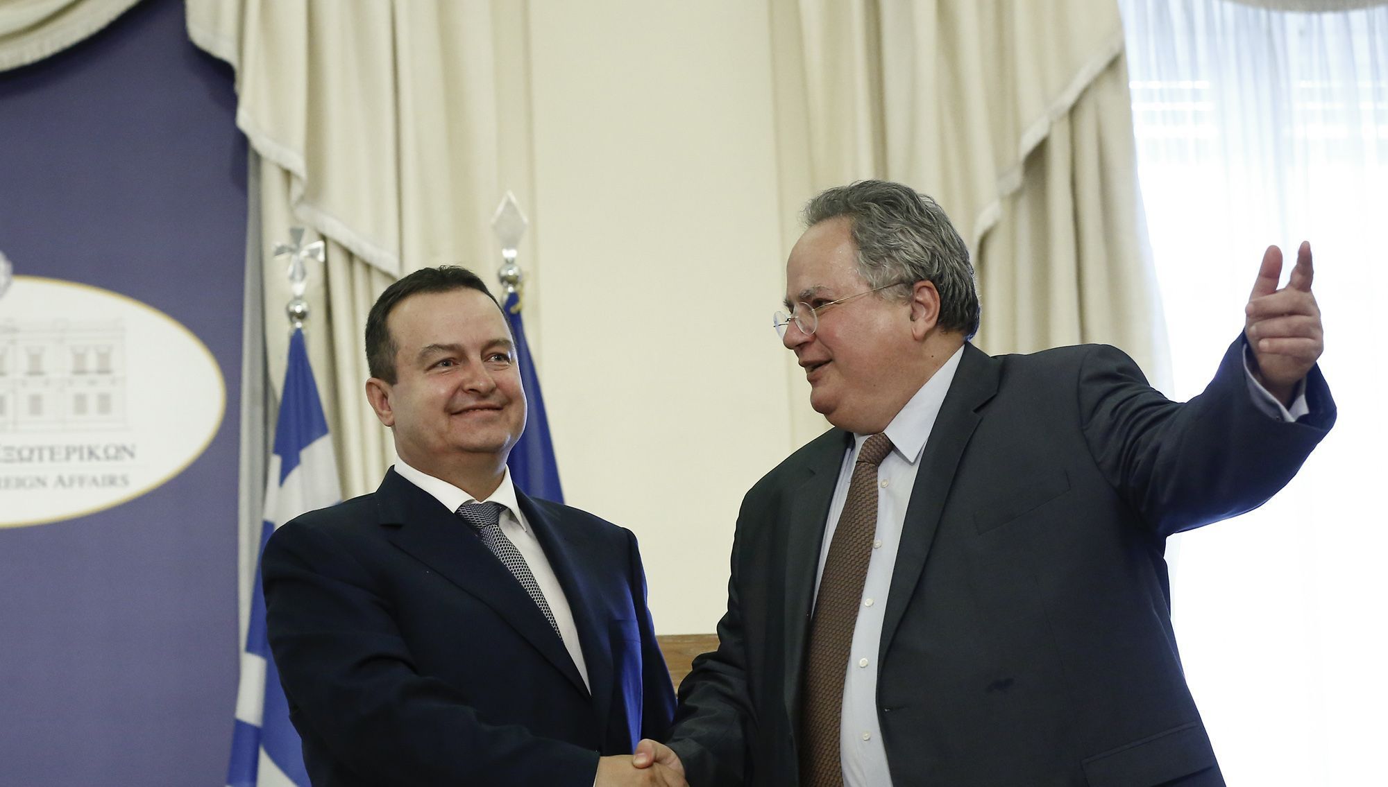 Συνάντηση Κοτζιά-Ντάτσις: Στενή συνεργασία Ελλάδας-Σερβίας σε όλα τα επίπεδα