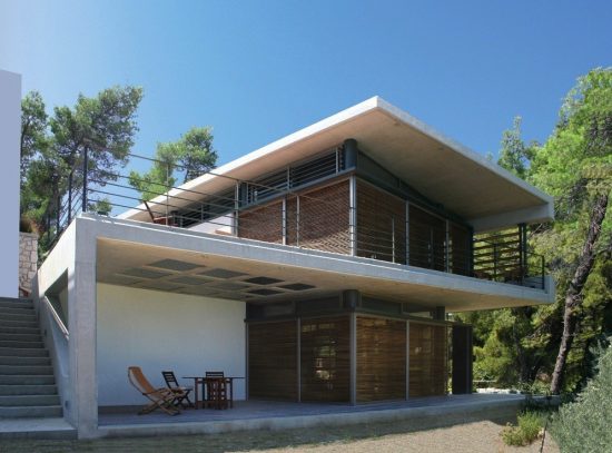Μια όμορφη και μοντέρνα καλοκαιρινή κατοικία στη Βουρβουρού Χαλκιδικής (12 Pics)