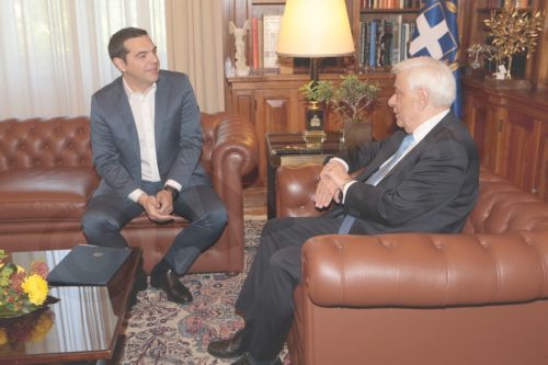Αλέξης Τσίπρας - Προκόπης Παυλόπουλος στη συνάντησή τους στις 19 -05-2018