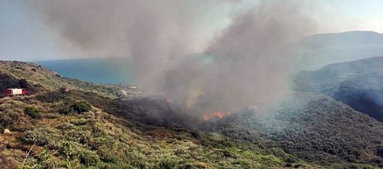 Ζάκυνθος: Υπό μερικό έλεγχο η πυρκαγιά στο Καλαμάκι