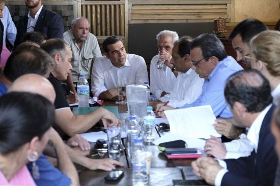 Επέστρεψε στον τόπο του εγκλήματος, λέει η ΝΔ για την επίσκεψη Τσίπρα στο Μάτι
