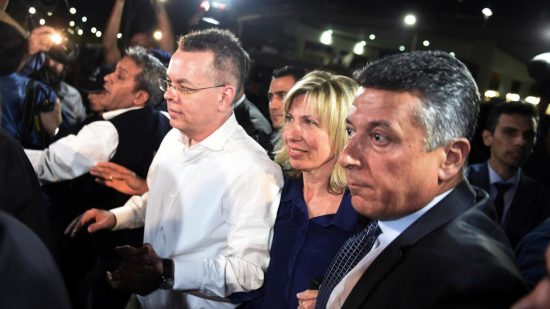 Έφθασε στην Ουάσιγκτον ο πάστορας Άντριου Μπράνσον