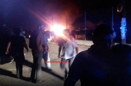 Συναγερμός στην Κρήτη για μεγάλη πυρκαγιά μετά από ισχυρή έκρηξη σε ρακοκάζανο